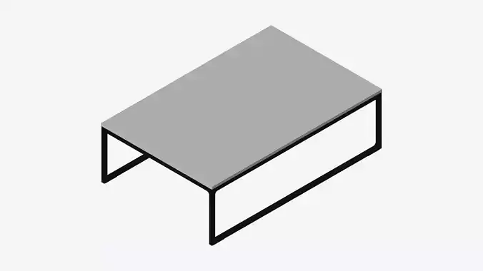 Furniture - Table - Contemporary - Line - Coffee - Medium
