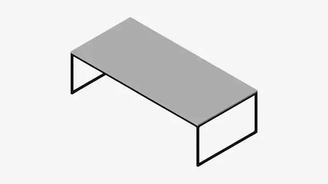 Furniture - Table - Contemporary - Line - Coffee - Small