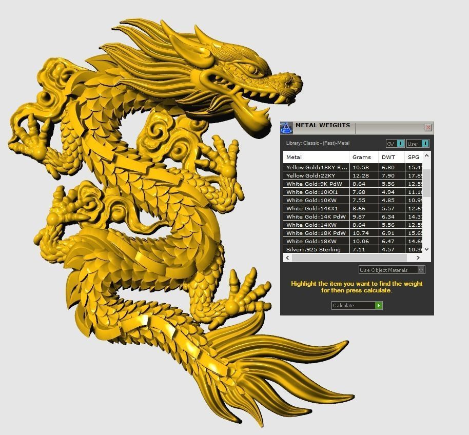 China relief dragon pendant 25 3D print model_6