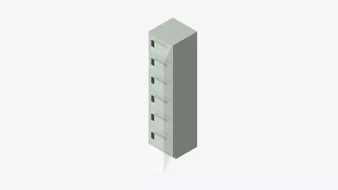 Locker - Plastic - Locka - Classic - Six Tier