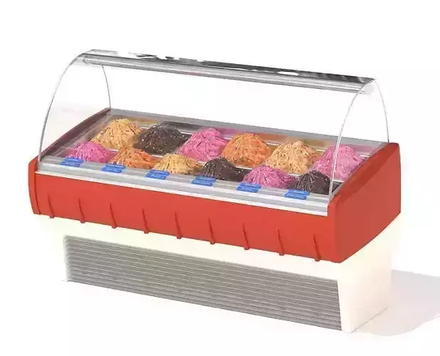 Glass Ice Cream Case