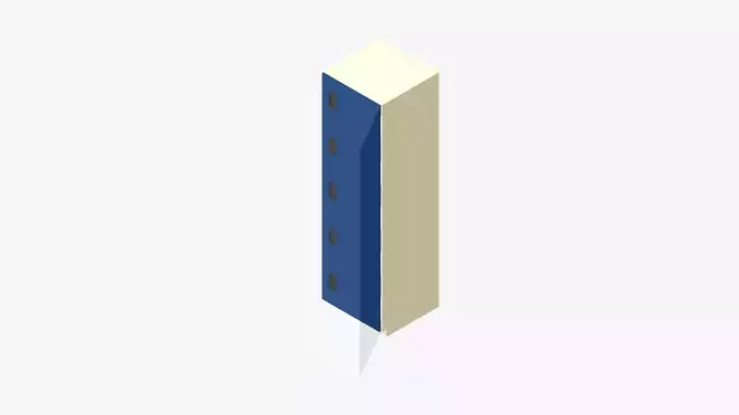 Locker - Resin - Locka - Classic - Five Tier