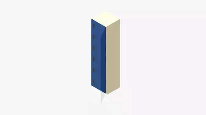 Locker - Resin - Locka - Classic Extra - Six Tier