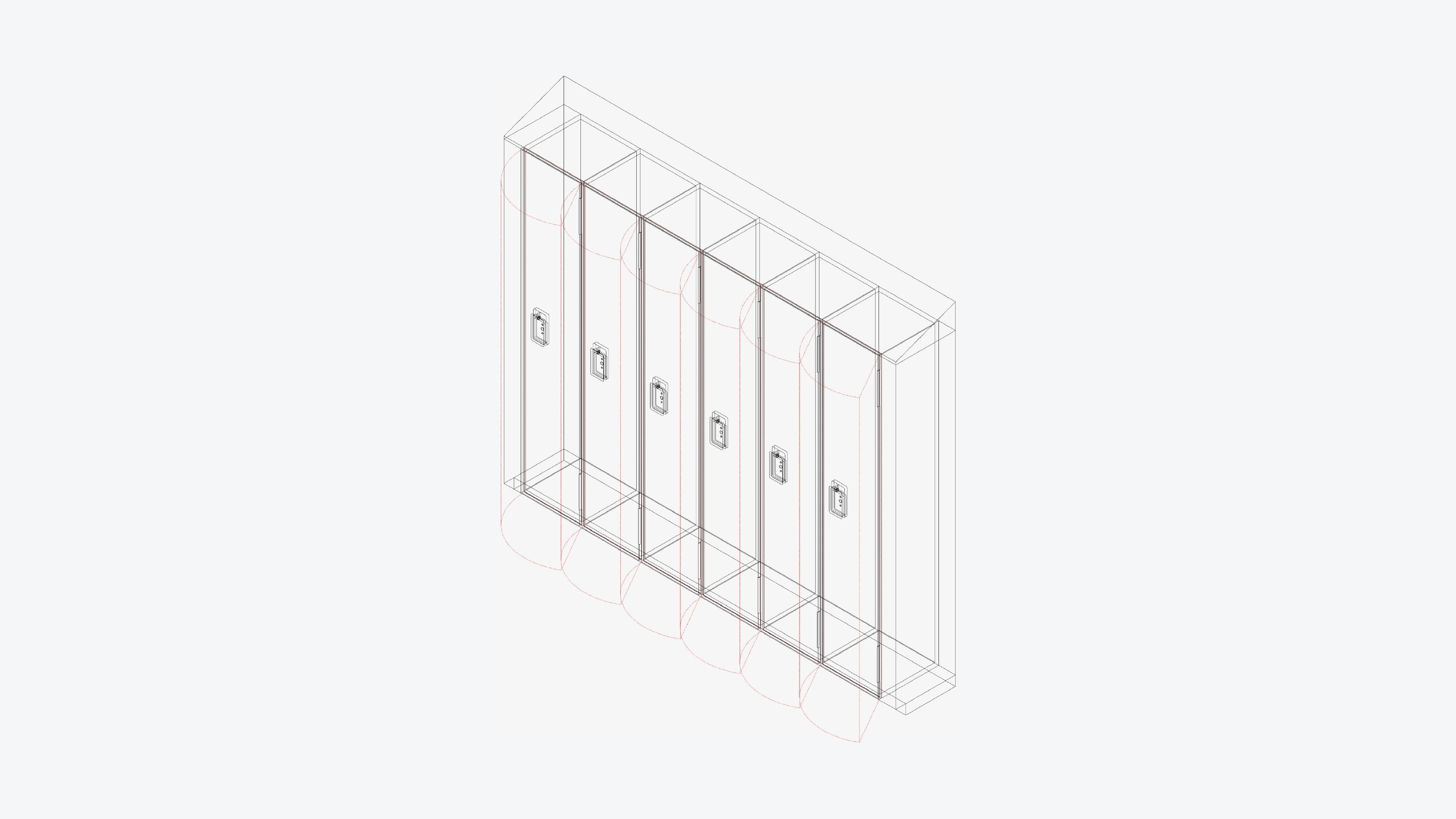 Locker Multi - Resin - Locka - Classic Extra Low-poly 3D model_3