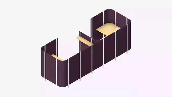 Office Pod - Workspace - Officetec - Back To Back - Same Facing