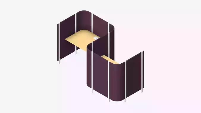 Office Pod - Workspace - Officetec - Open - Side To Side