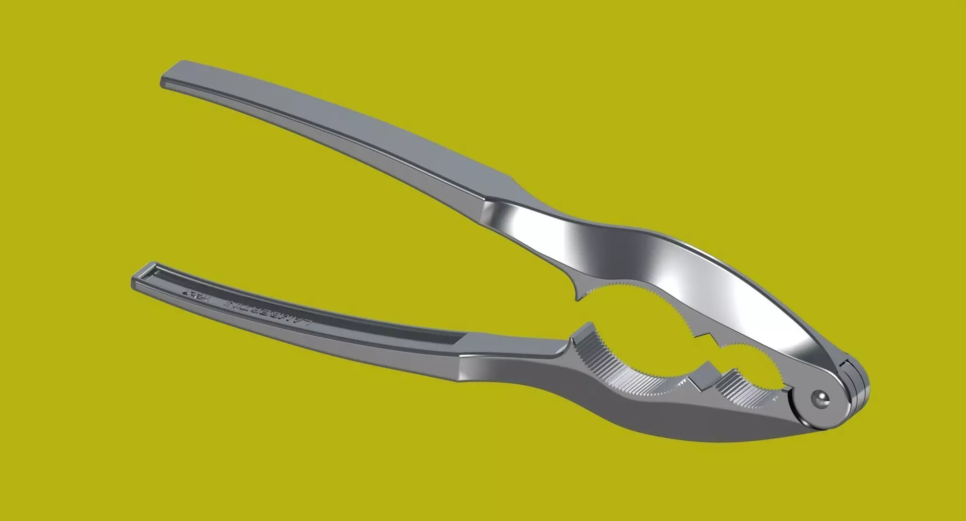 Nutcracker metal pliers 3D model_0