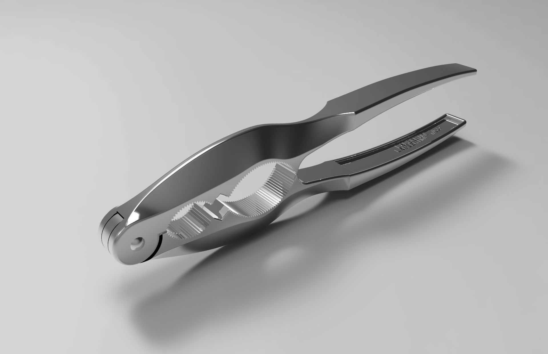 Nutcracker metal pliers 3D model_1