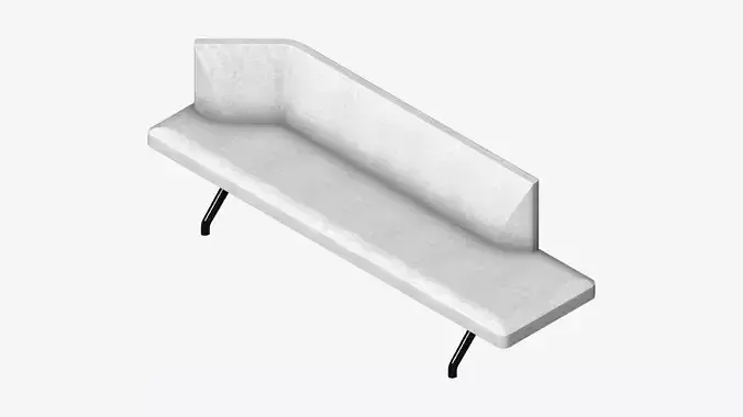 Seat - Bench - Worksmart - Backrest Bent