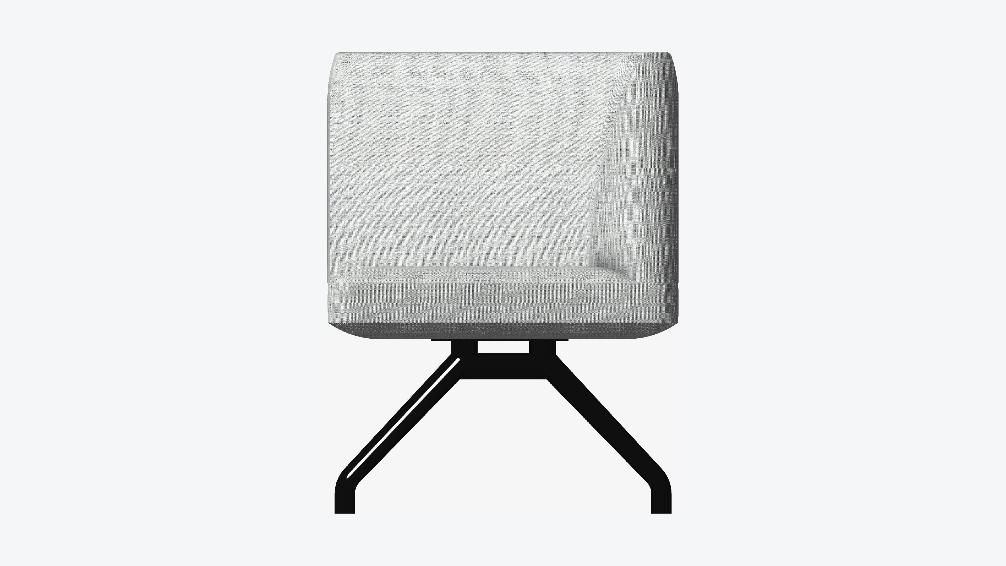 Seat - Bench - Worksmart - Backrest Crossover Low-poly 3D model_5