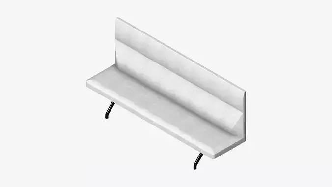 Seat - Bench - Worksmart - Backrest High