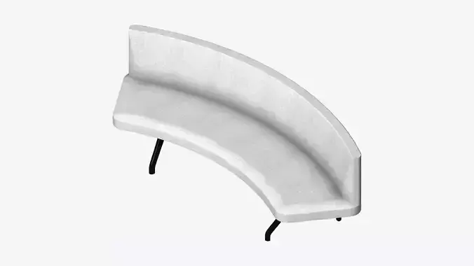 Seat - Bench - Worksmart - Curved