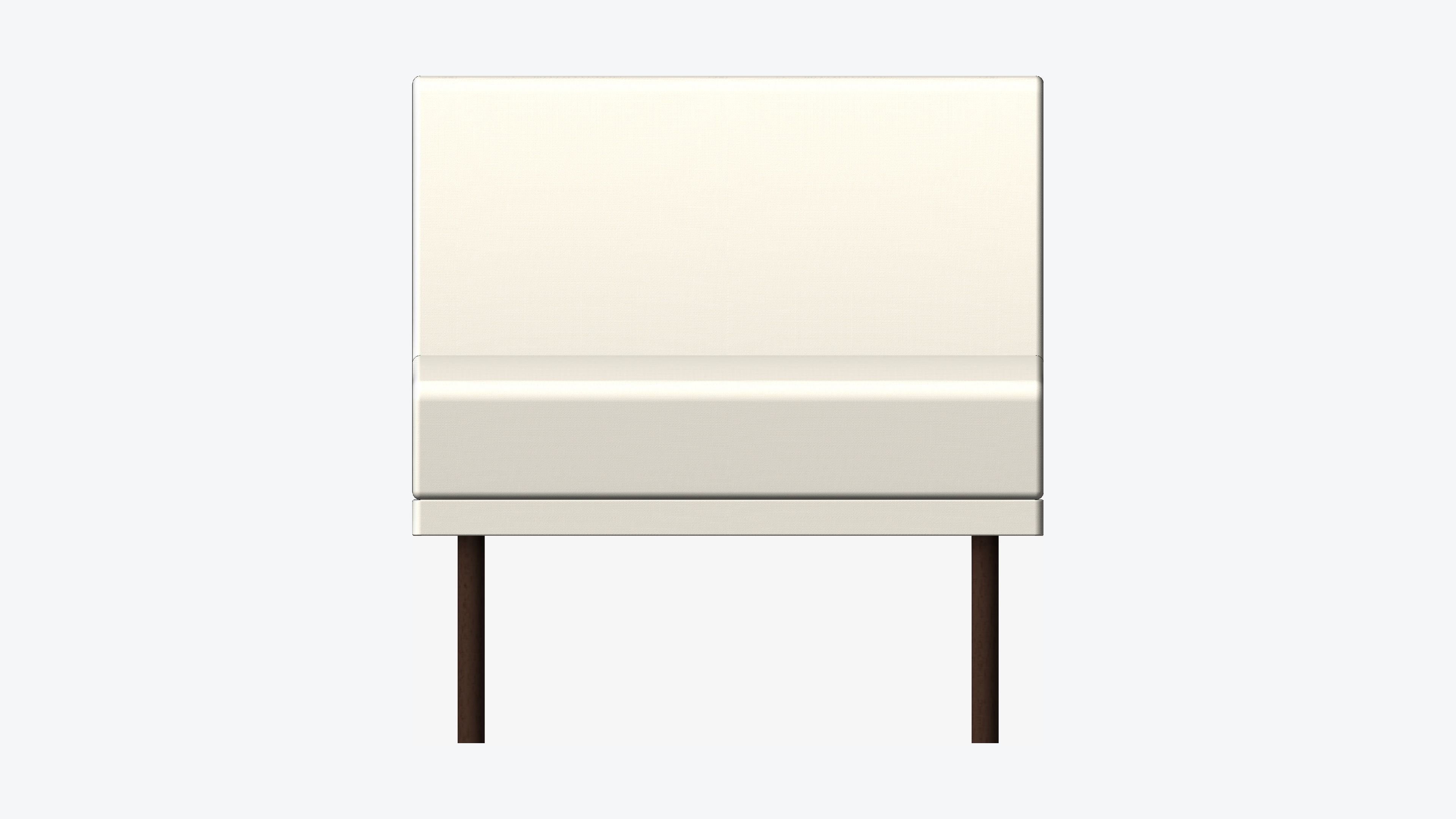 Seat - Chaise - Simplicity Low-poly 3D model_4