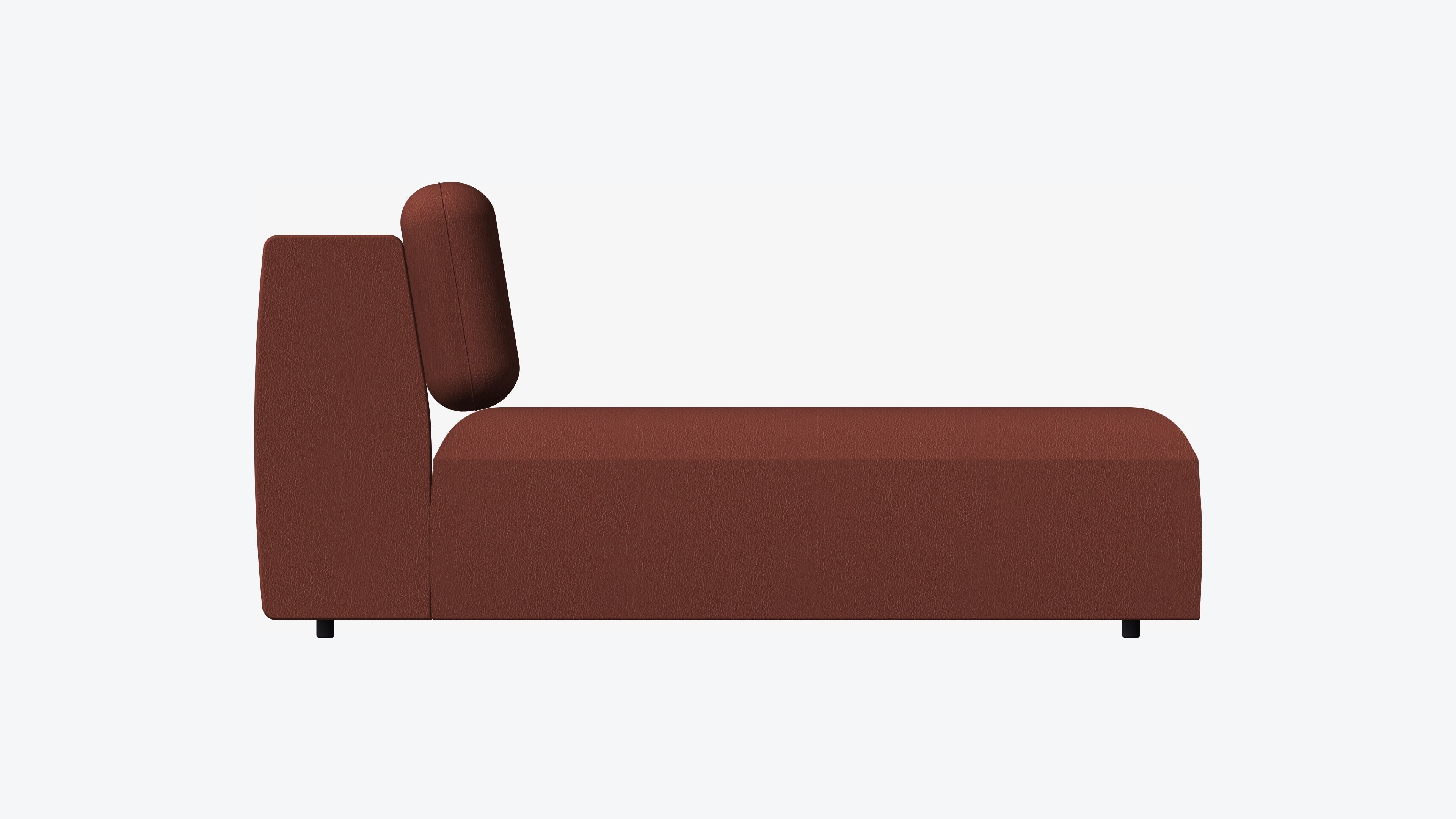Seat - Sofa - Simplicity - Chaise - No Arm Low-poly 3D model_5