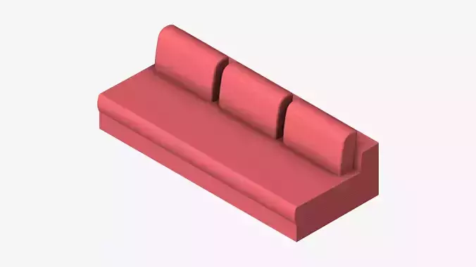 Seat - Sofa - Simplicity - Comfort - Triple - No Arm