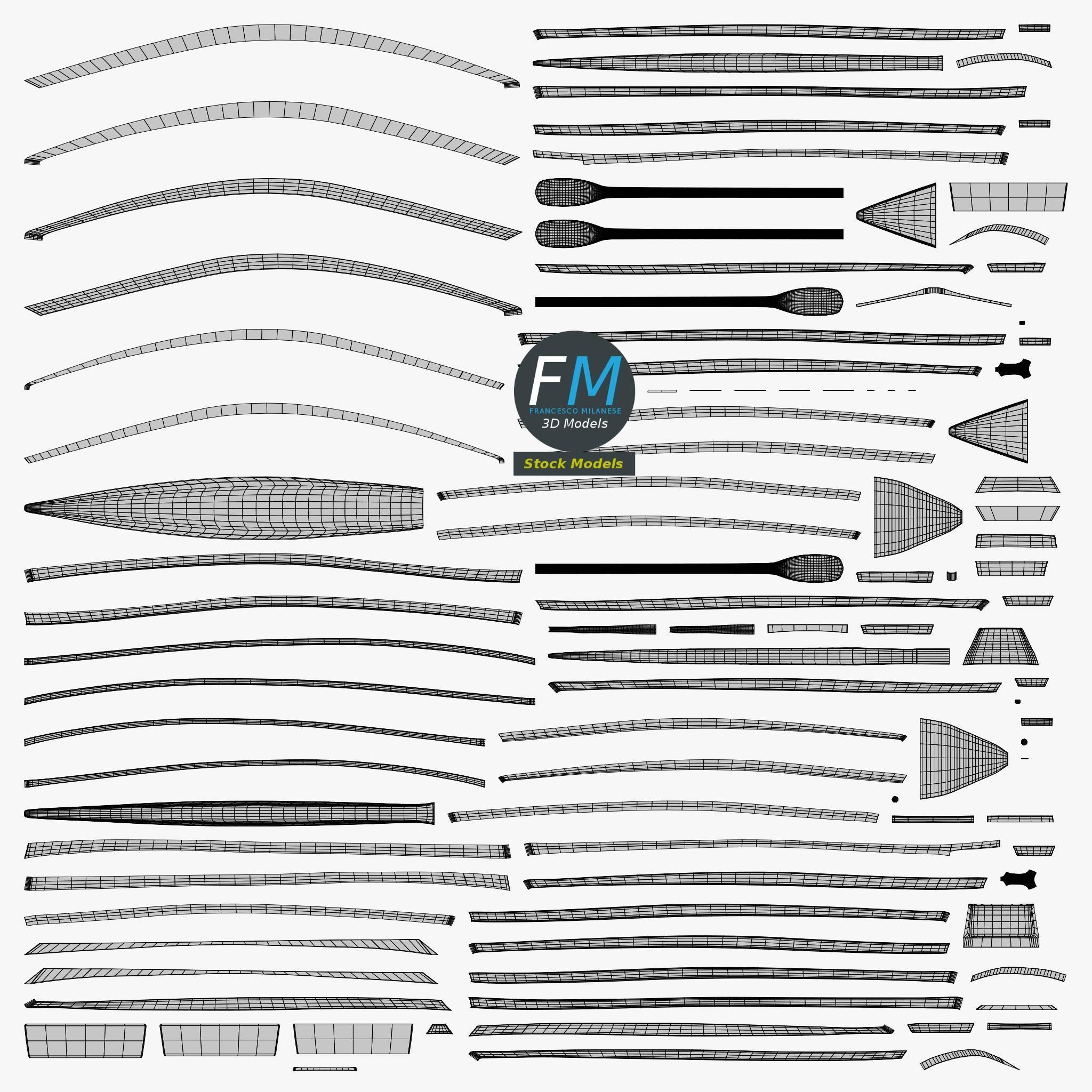 Rowing boat 1 3D model_11