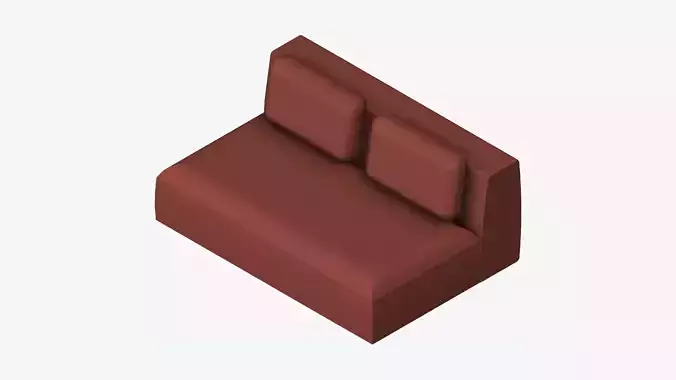 Seat - Sofa - Simplicity - Double - No Arm