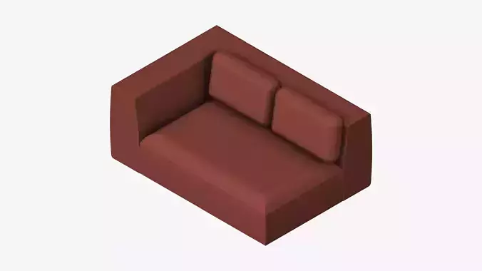 Seat - Sofa - Simplicity - Double - One Arm