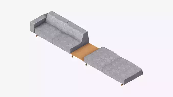 Seat - Sofa - Simplicity - Linear - w Table