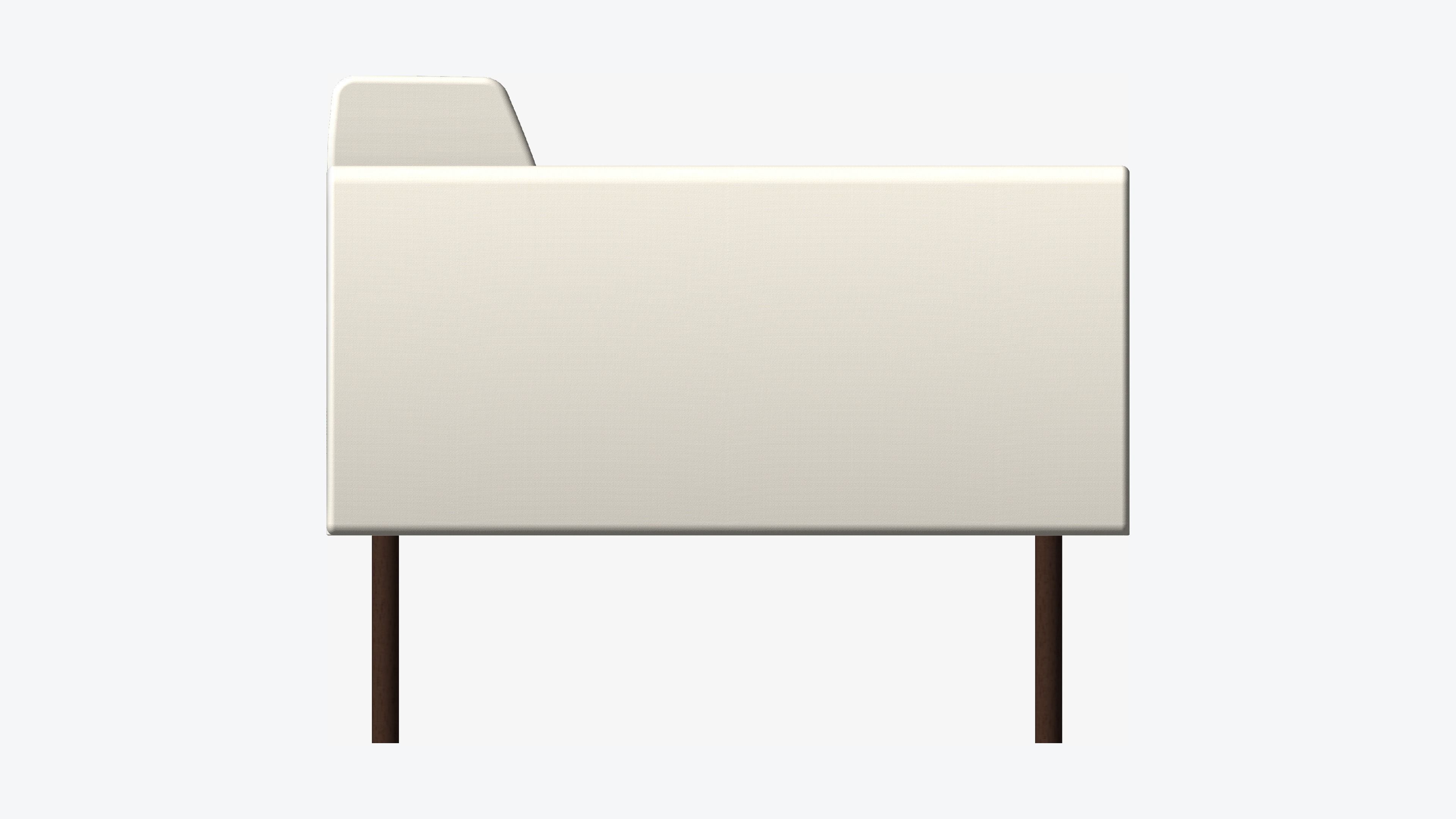 Seat - Sofa - Simplicity - Single Low-poly 3D model_5