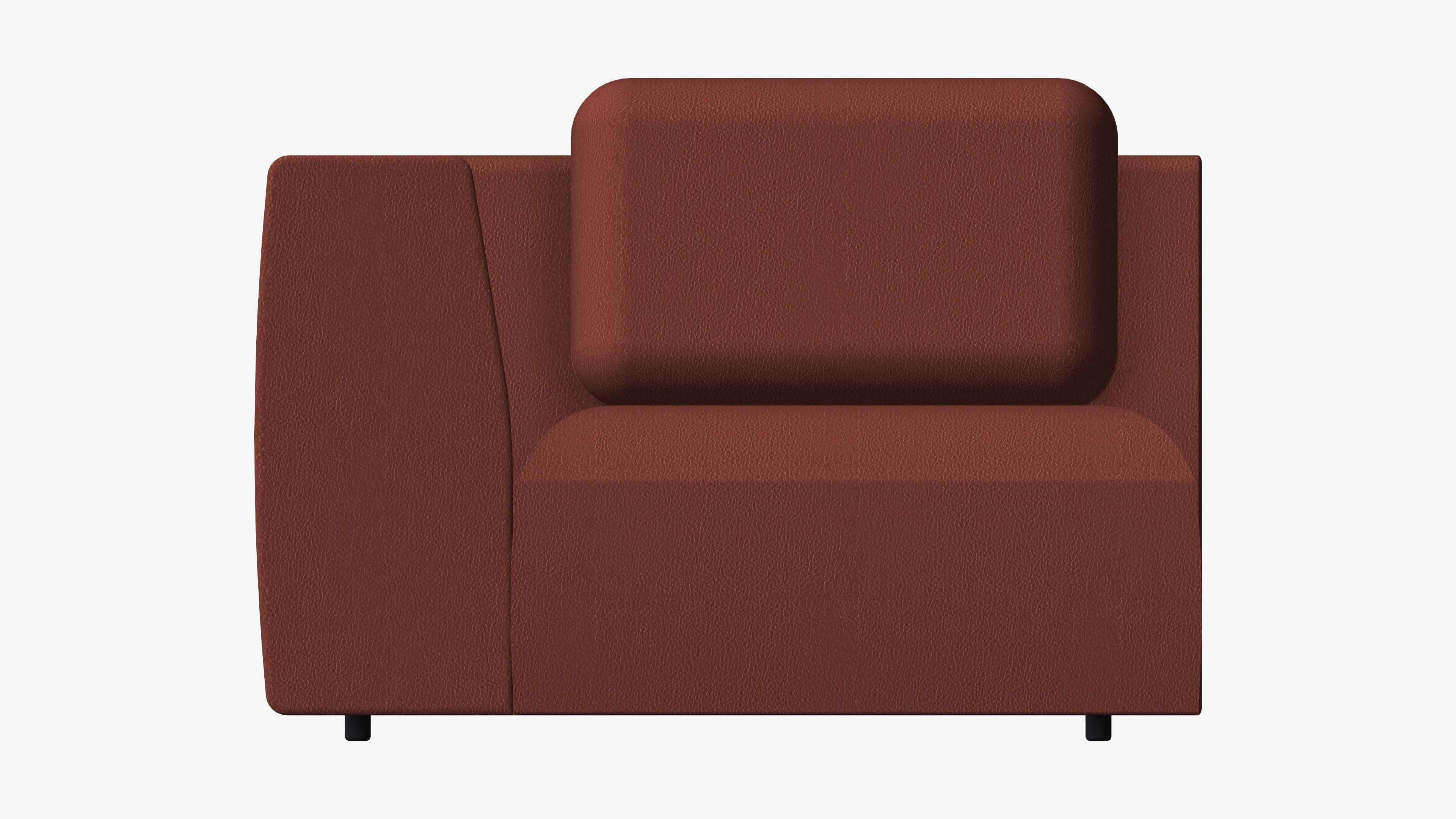 Seat - Sofa - Simplicity - Type 2 - Corner Low-poly 3D model_4