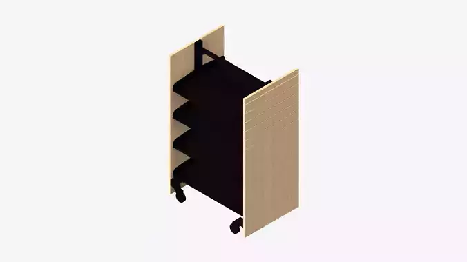 Shelving - Library - Integral - Metal - Mobile