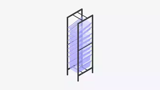 Shelving - Modular Rack - Integral - Type 2