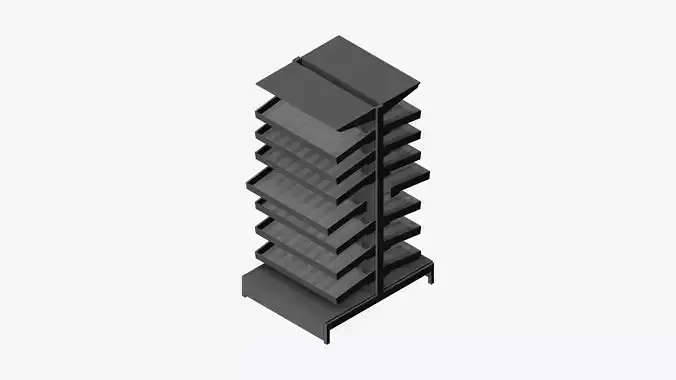 Shelving - Pharmacy - Integral - Double Sided