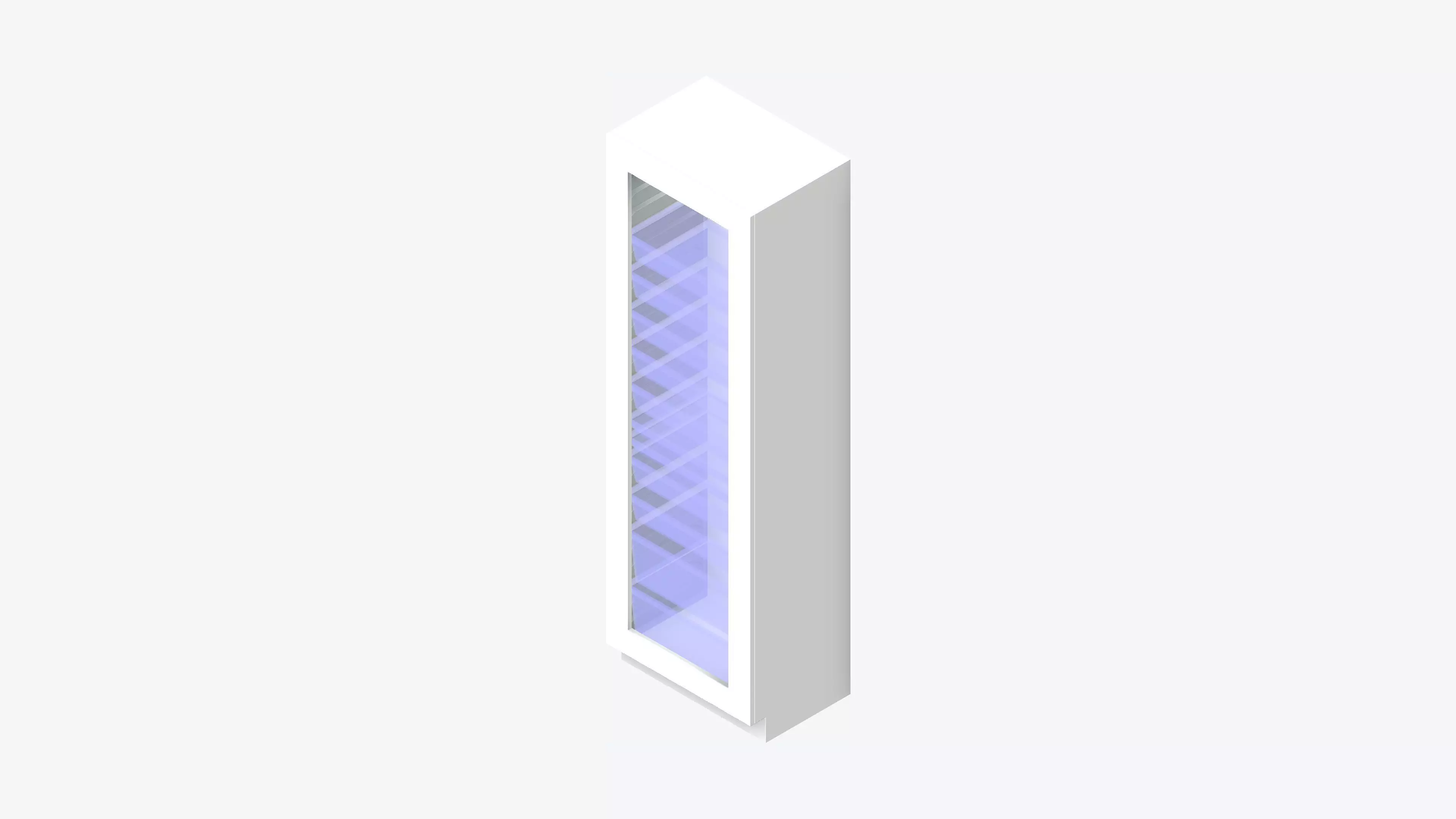 Storage Unit - Tower - Integral - Type 1 Low-poly 3D model_0