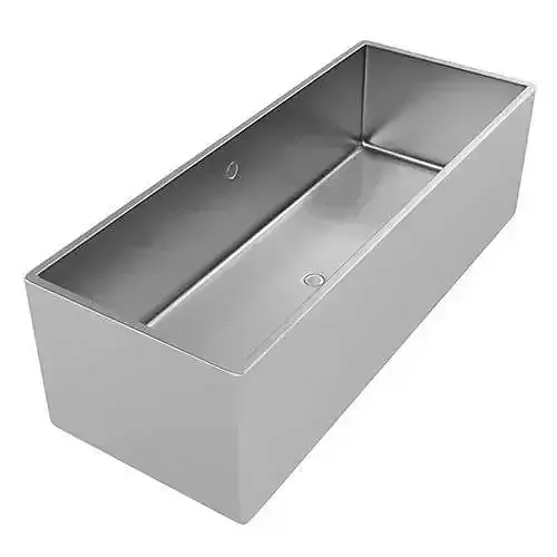 Modern Metal Bath