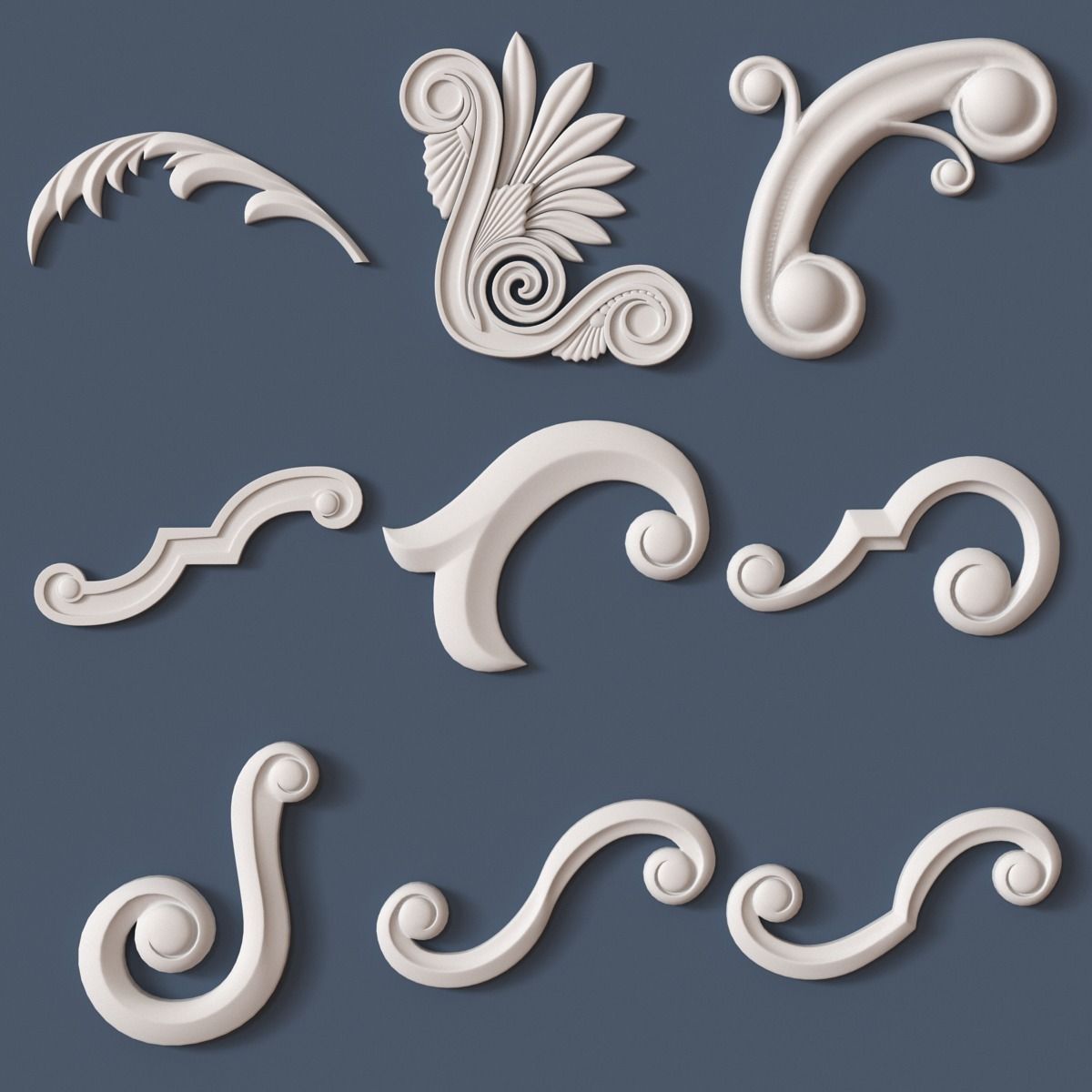 Architectural kit bash 3D model_21