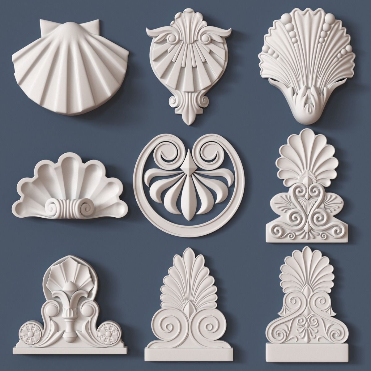 Architectural kit bash 3D model_5