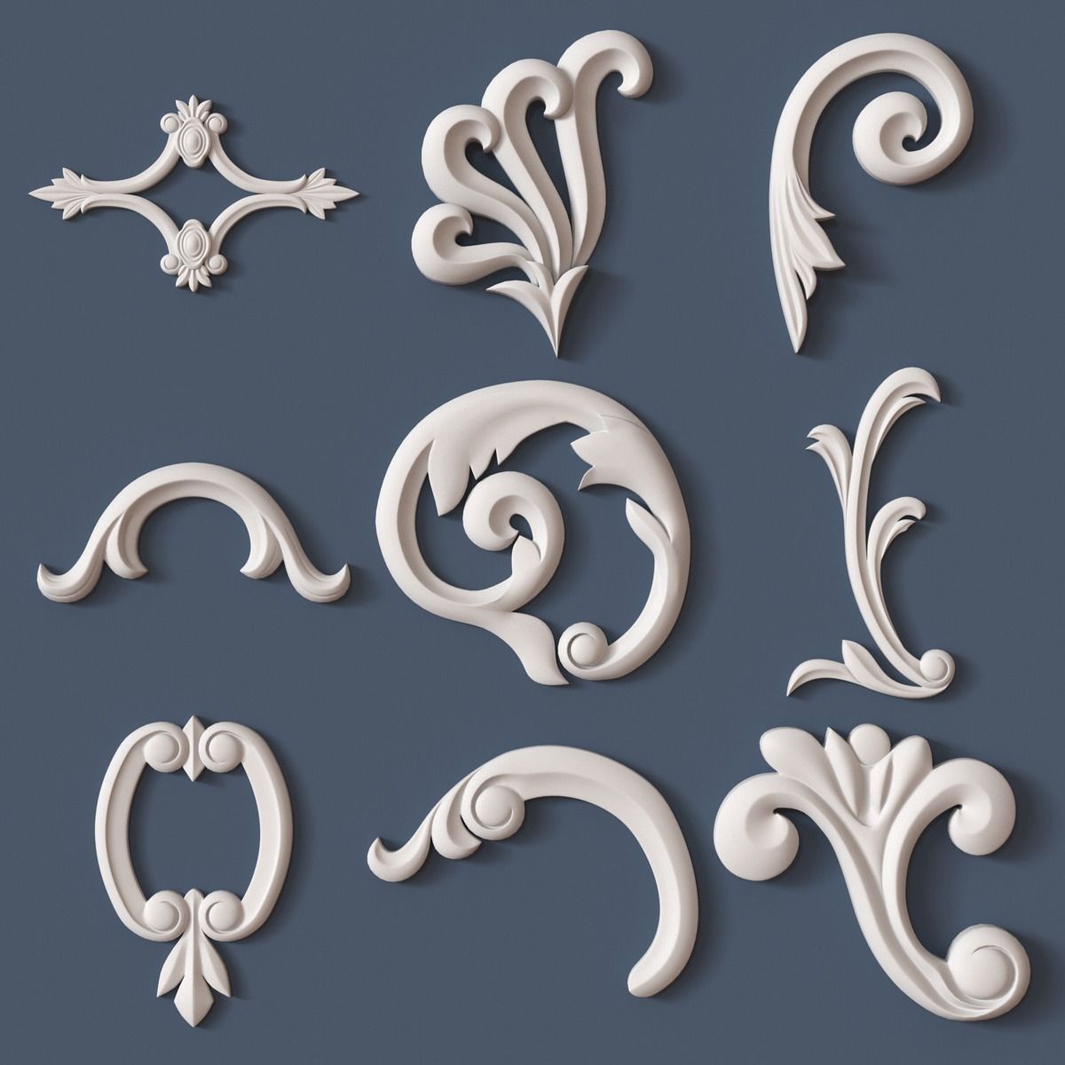 Architectural kit bash 3D model_16