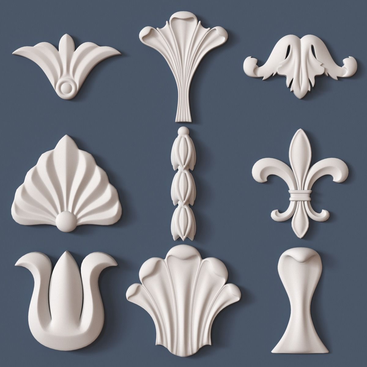 Architectural kit bash 3D model_15