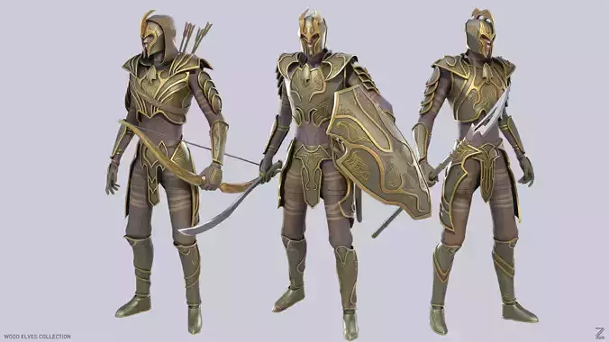 Wood elves army collection 