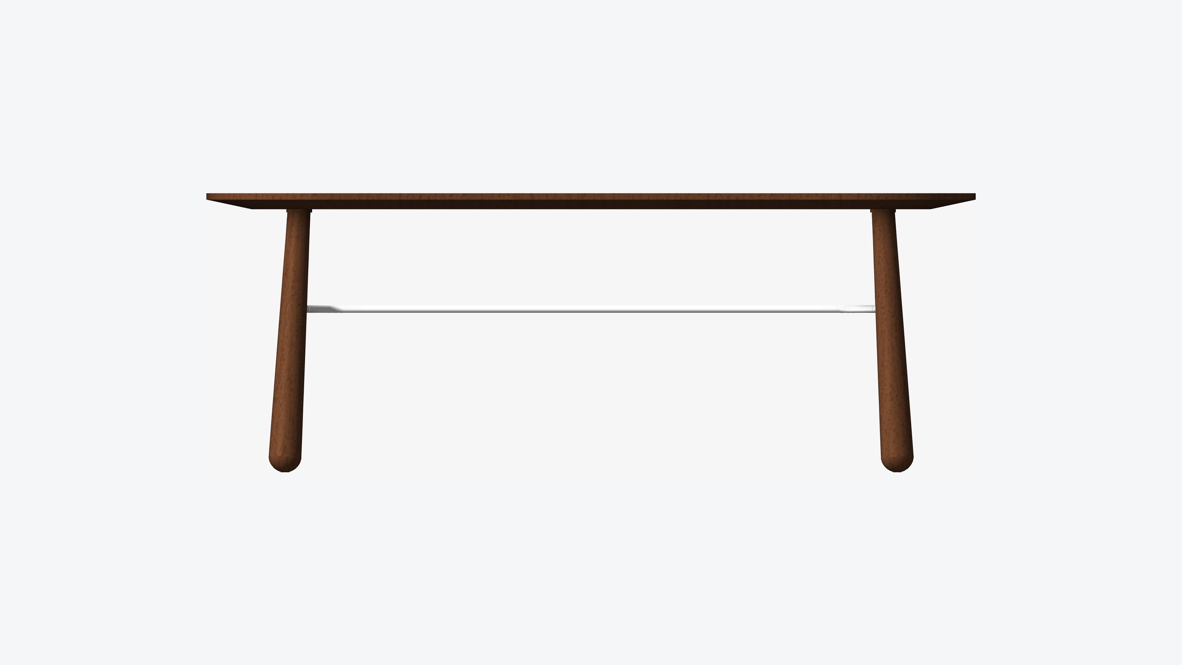 Table - Coffee - Simplicity - Capsule - Low Low-poly 3D model_4