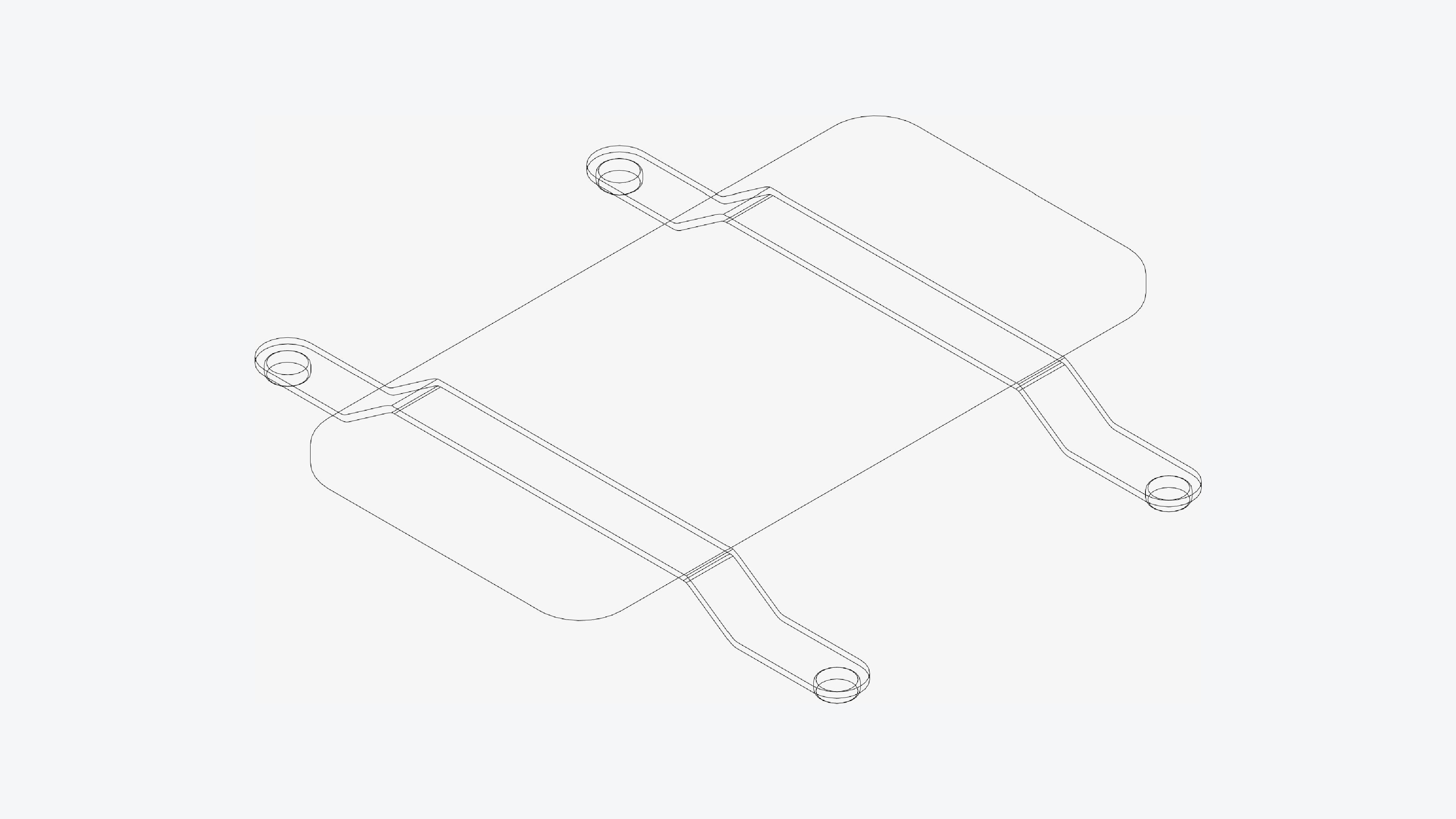 Table - Connecting - Worksmart Low-poly 3D model_3