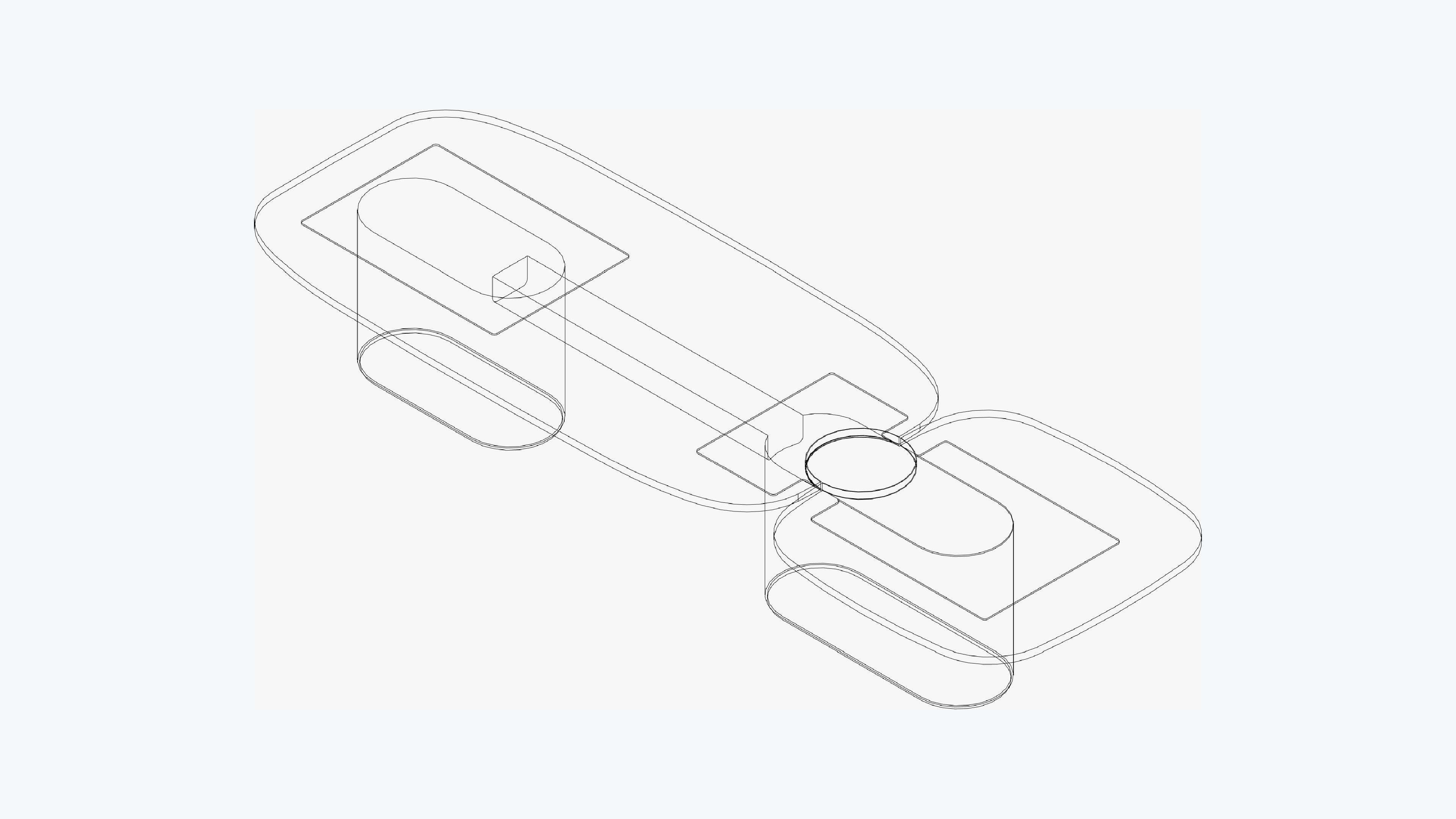 Table - Meeting - Simplicity - Office - Dual - Medium Low-poly 3D model_3
