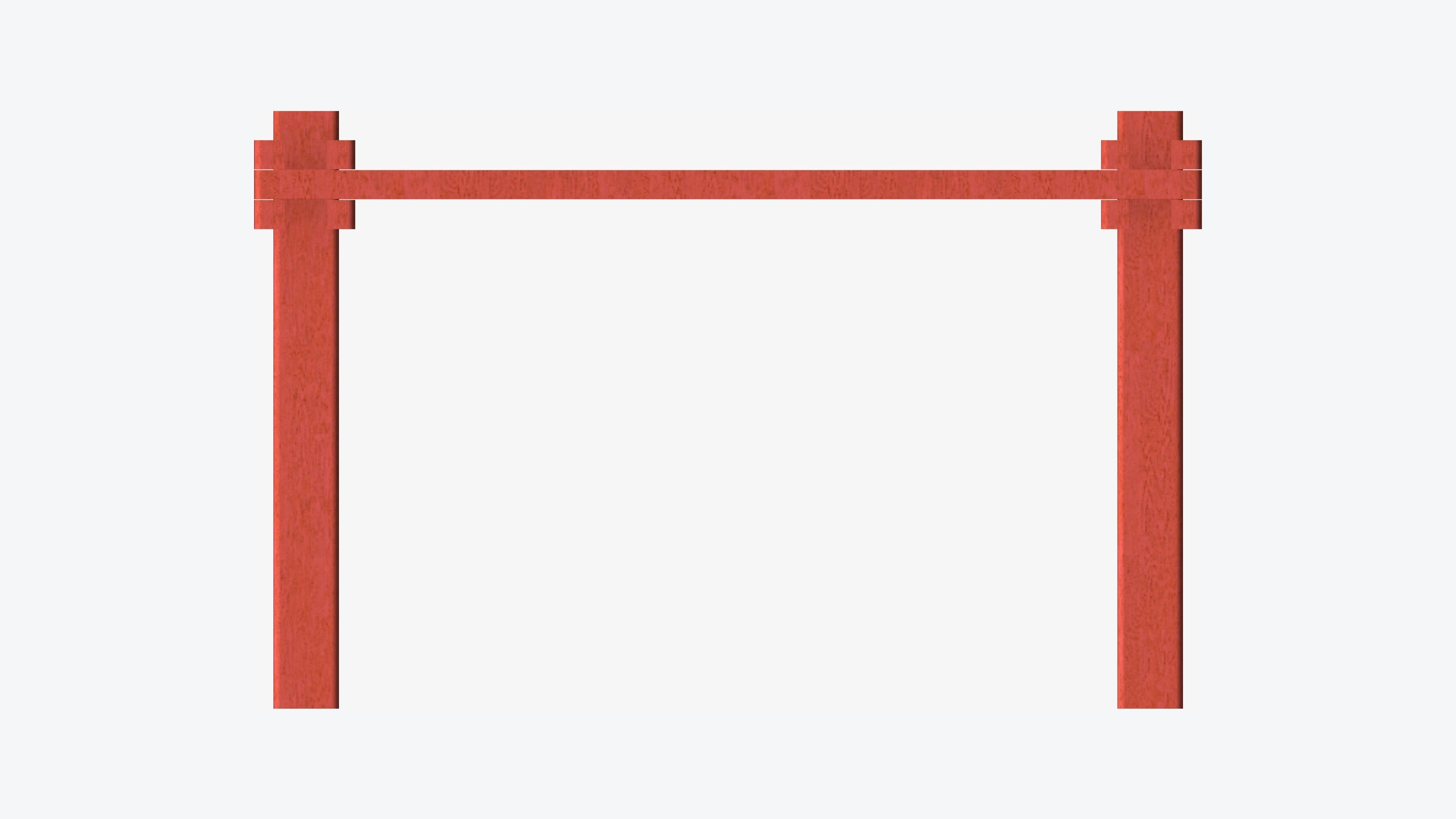 Table - Occasional - Contemporary - Fire Low-poly 3D model_4