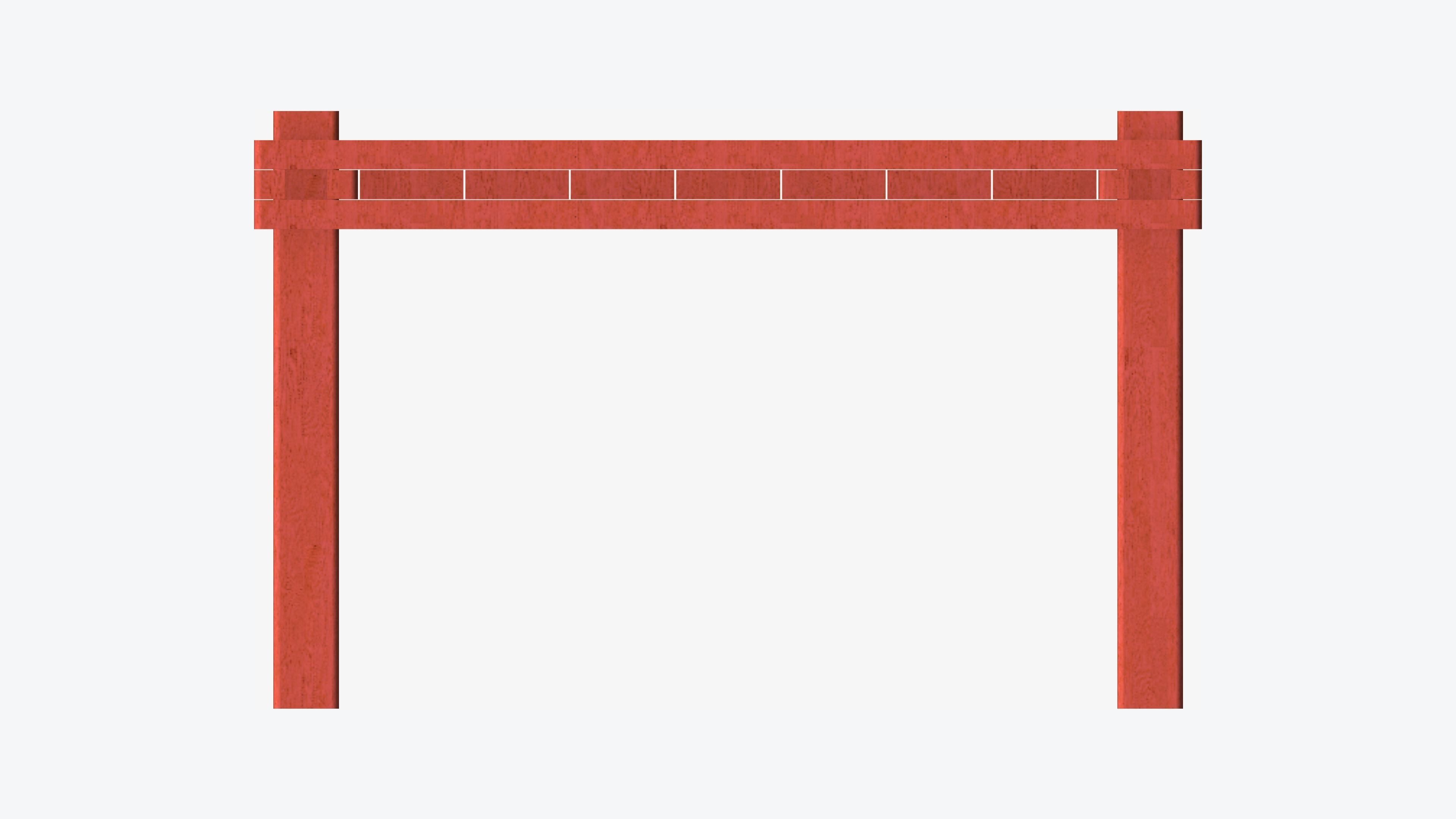 Table - Occasional - Contemporary - Fire Low-poly 3D model_5