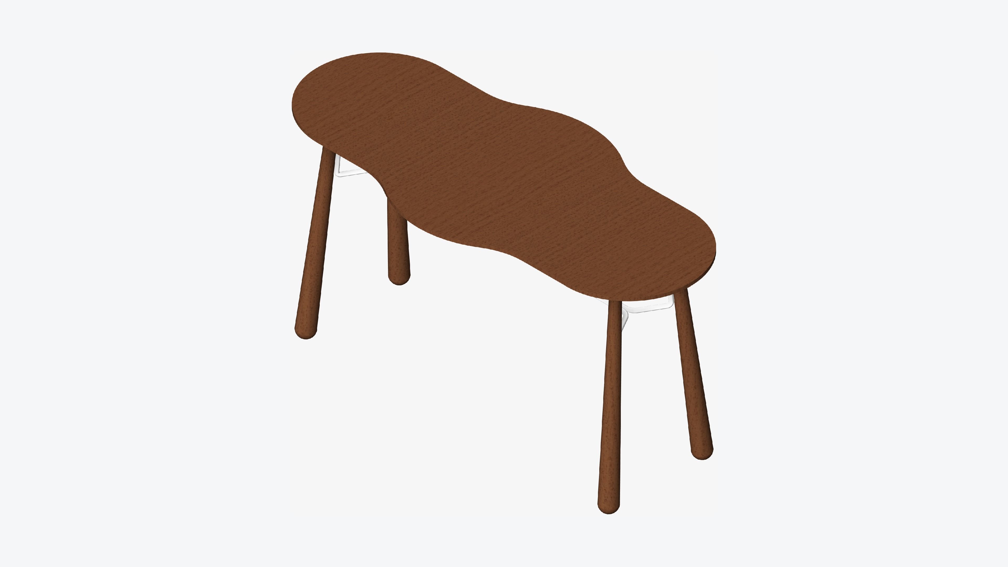 Table - Occasional - Simplicity Low-poly 3D model_6