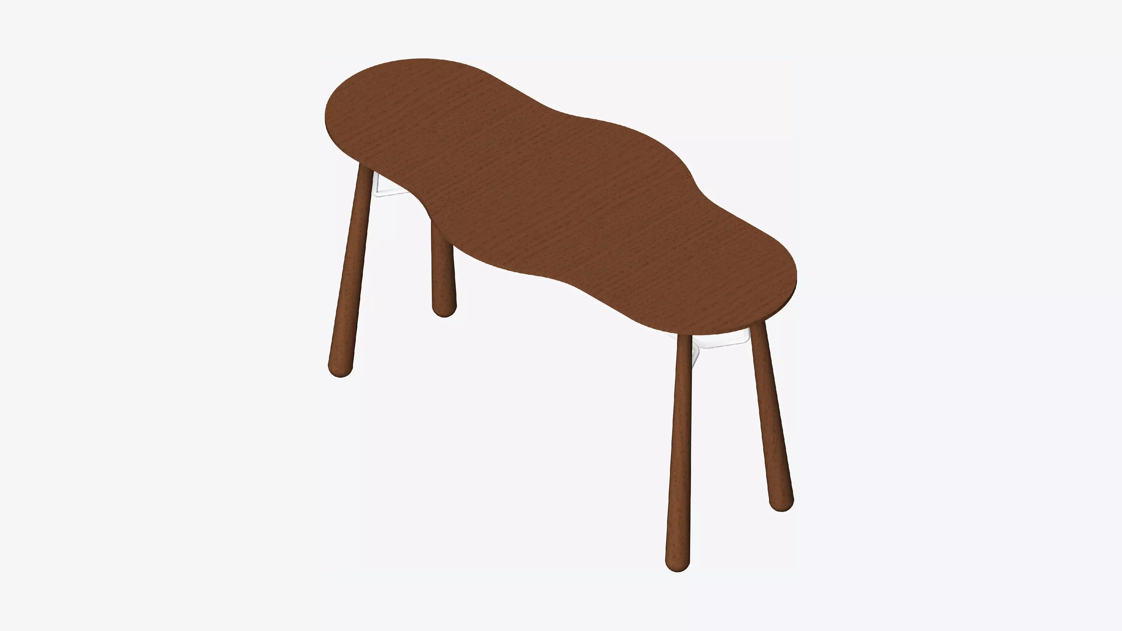 Table - Occasional - Simplicity Low-poly 3D model_0