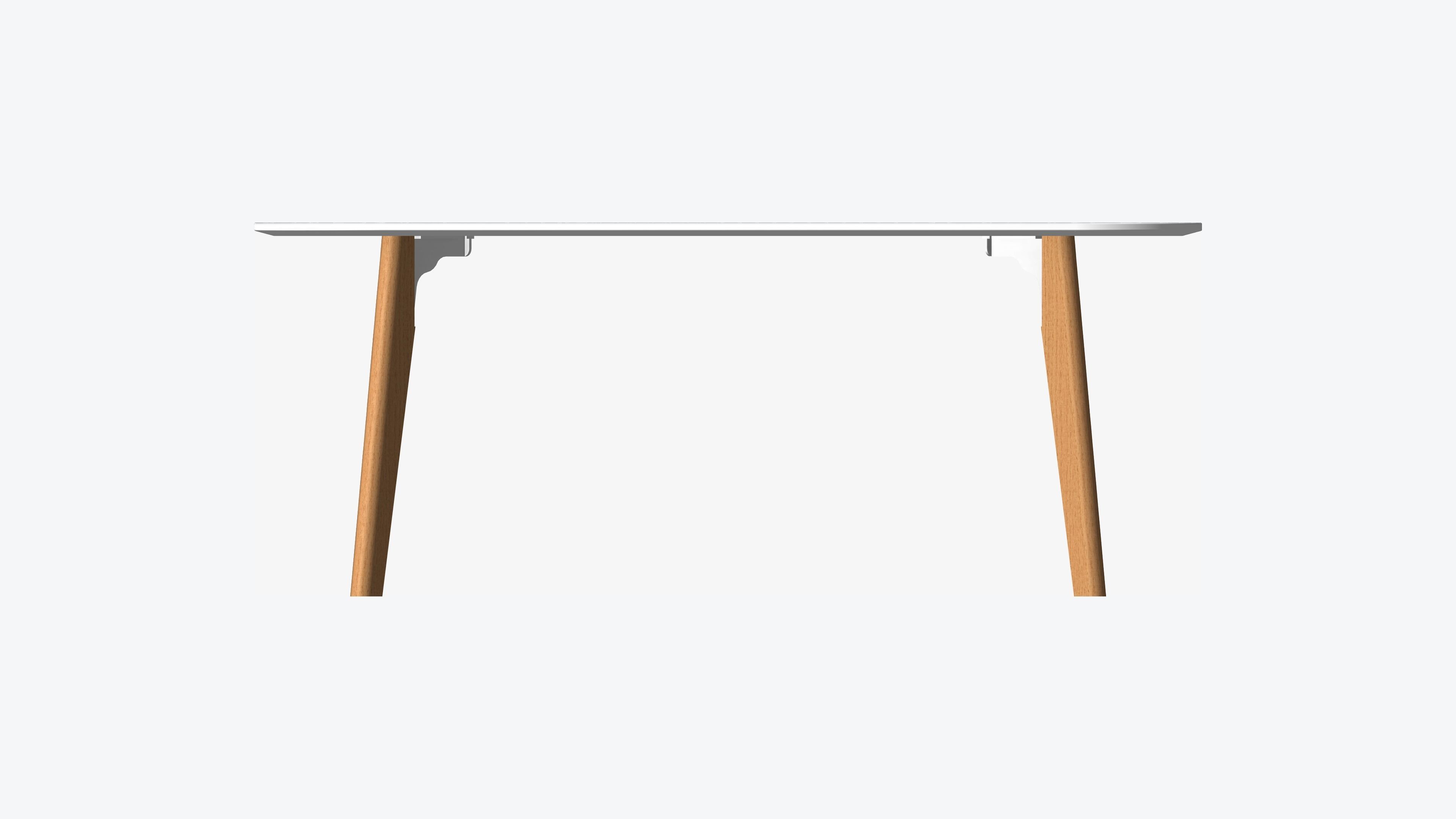 Table - Occasional - Simplicity - Rectangle - Small Low-poly 3D model_4