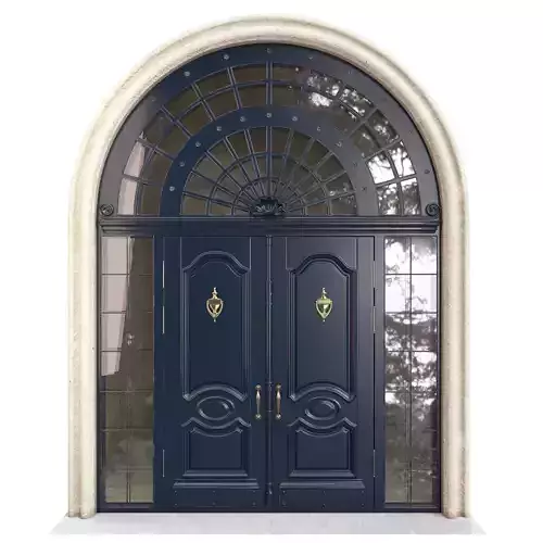 Entrance classic door 61 3D model