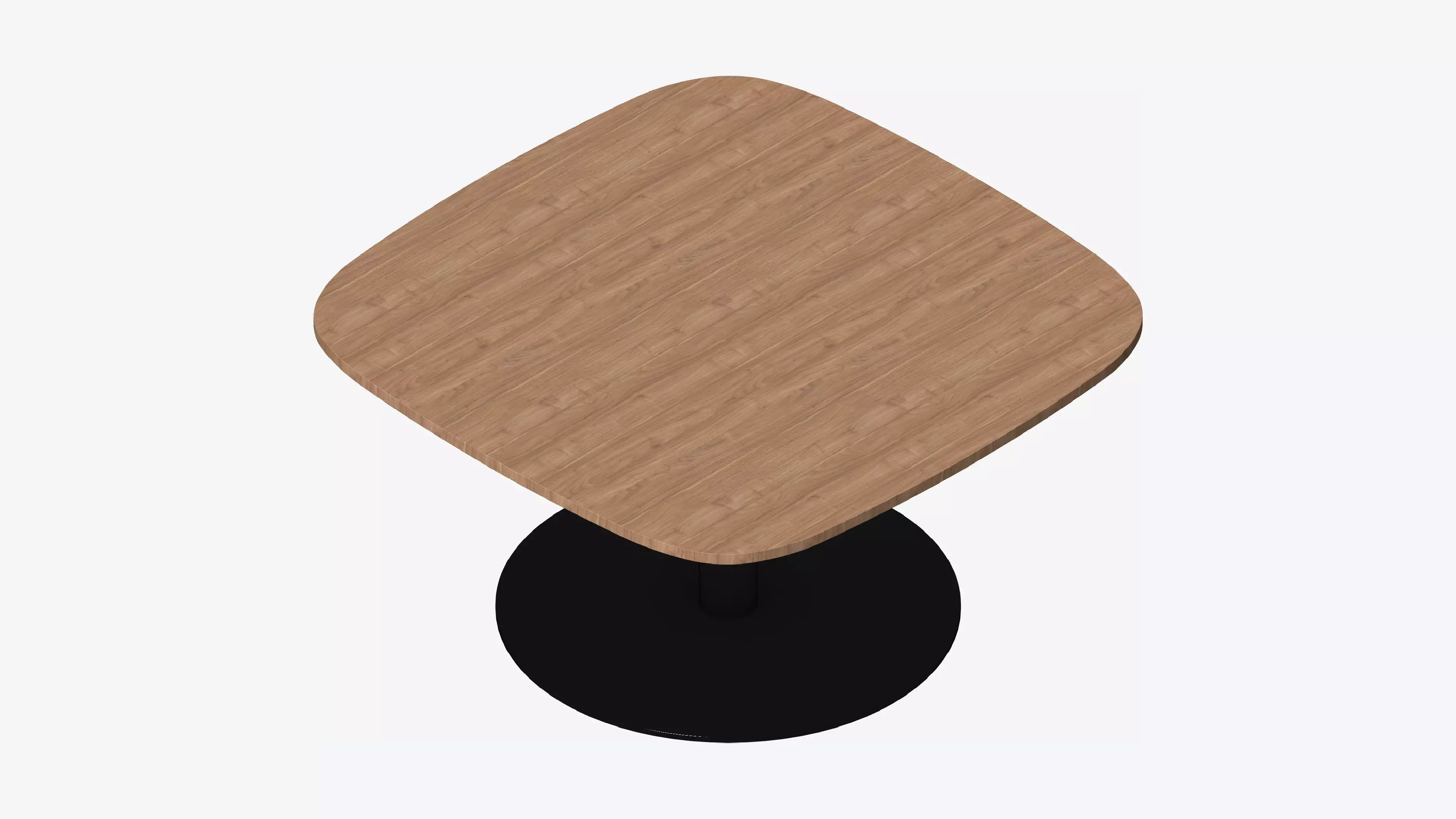 Table - Square - Worksmart - Large Low-poly 3D model_0