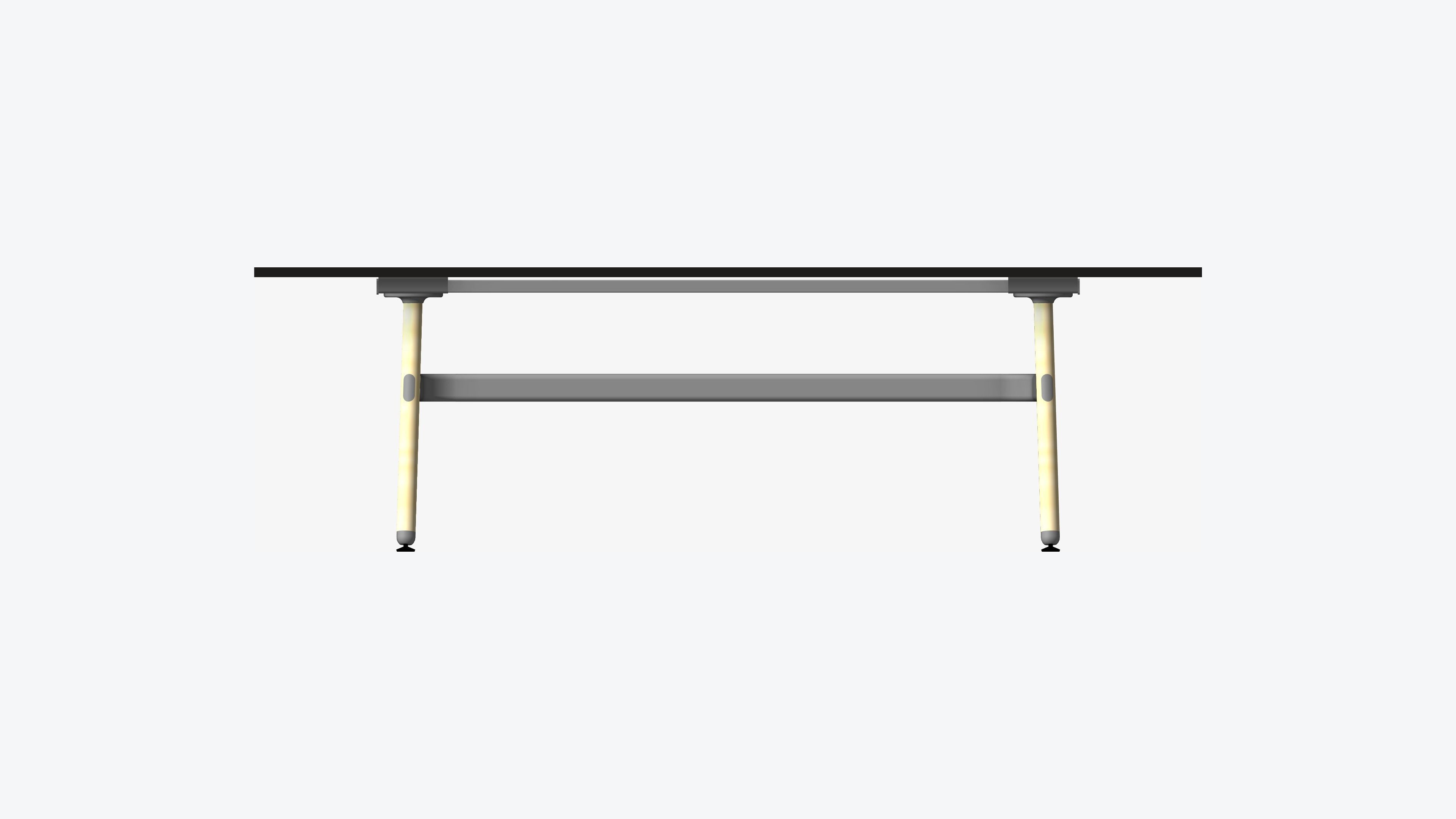 Table - Timberline - Multi - Leg - 4 - Leg - L - Low Low-poly 3D model_4