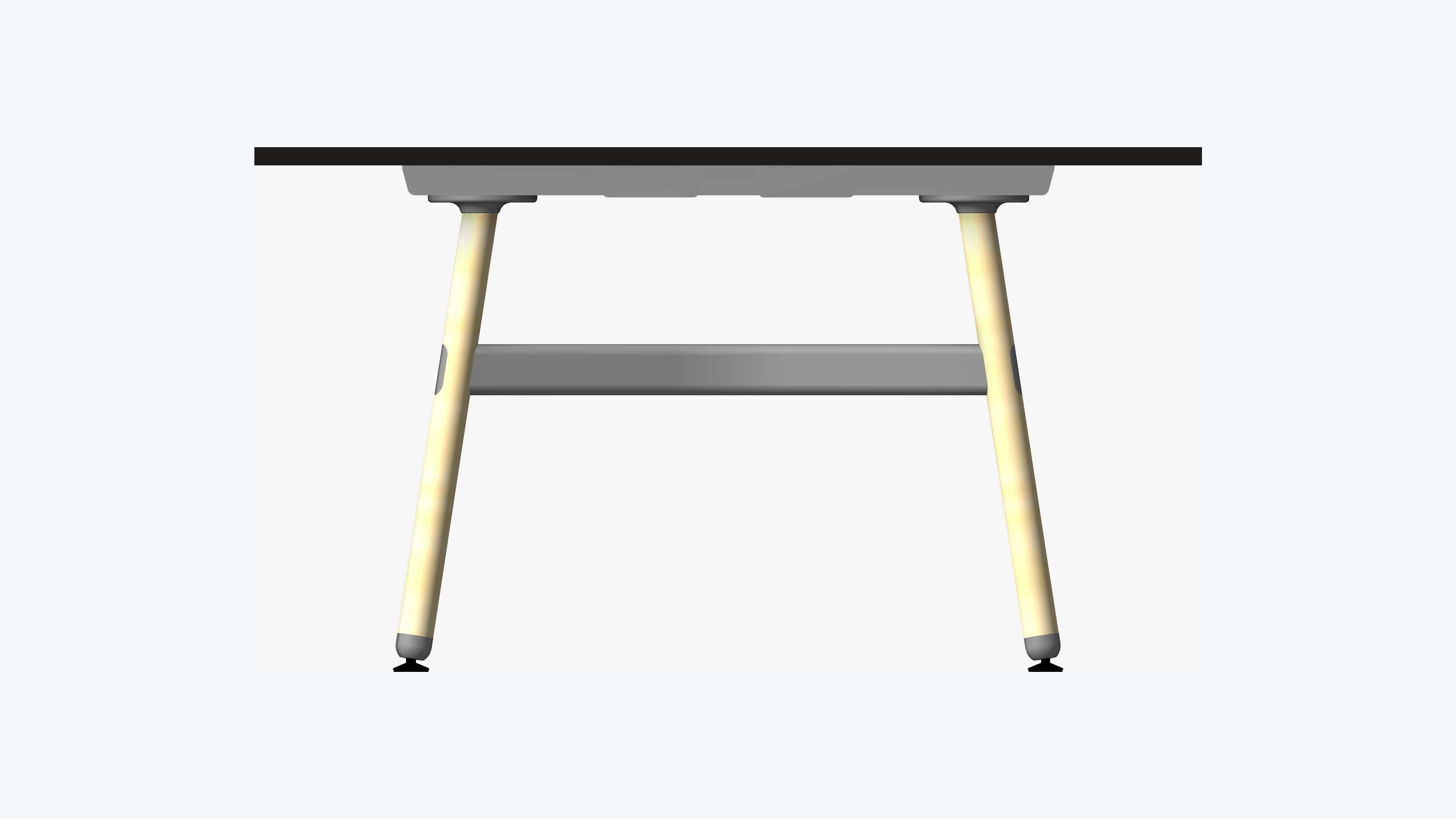 Table - Timberline - Multi - Leg - 8 - Leg - XL - Low Low-poly 3D model_5