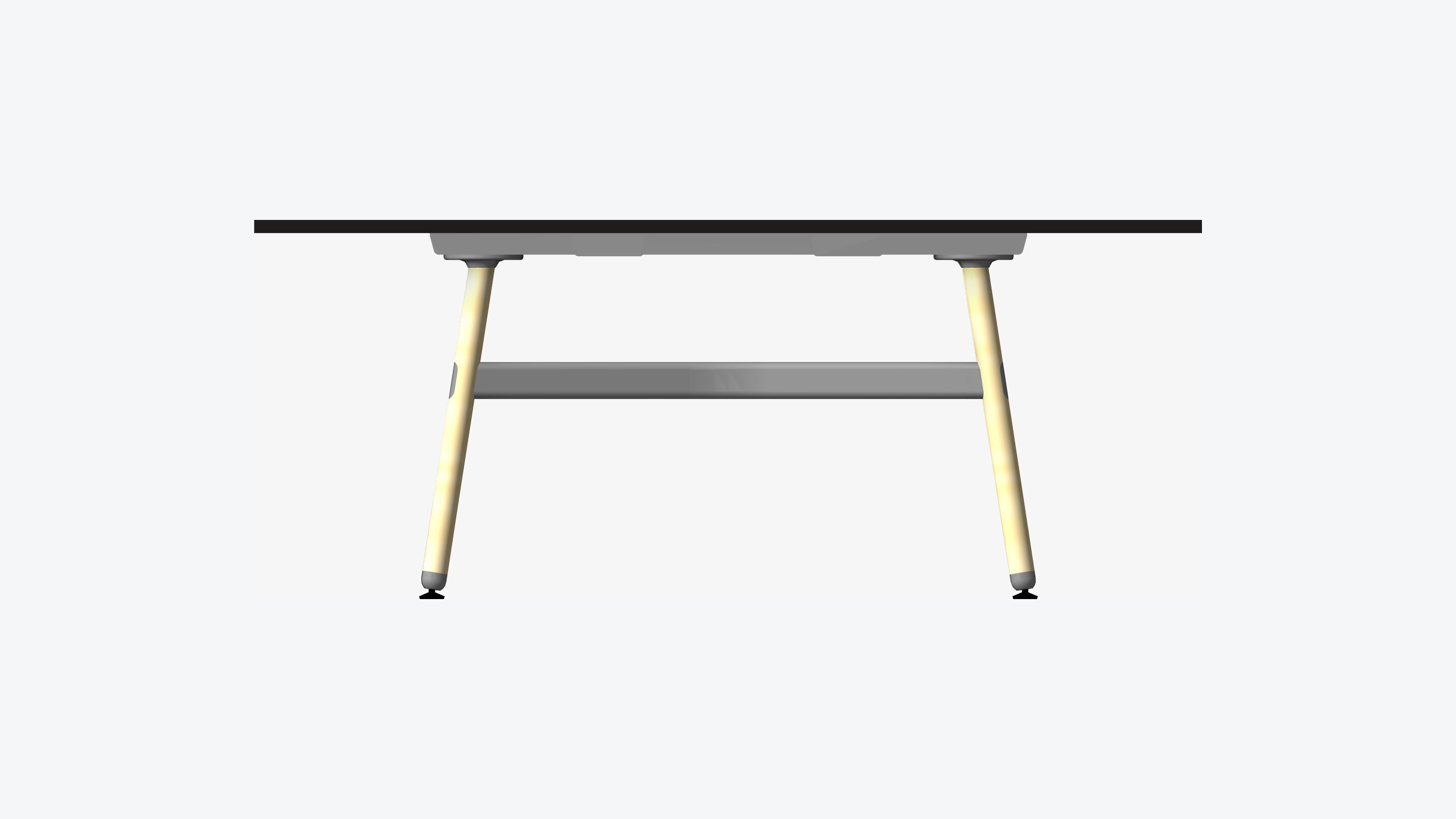 Table - Timberline - Multi - Leg - 8 - leg - XXL - Low Low-poly 3D model_5