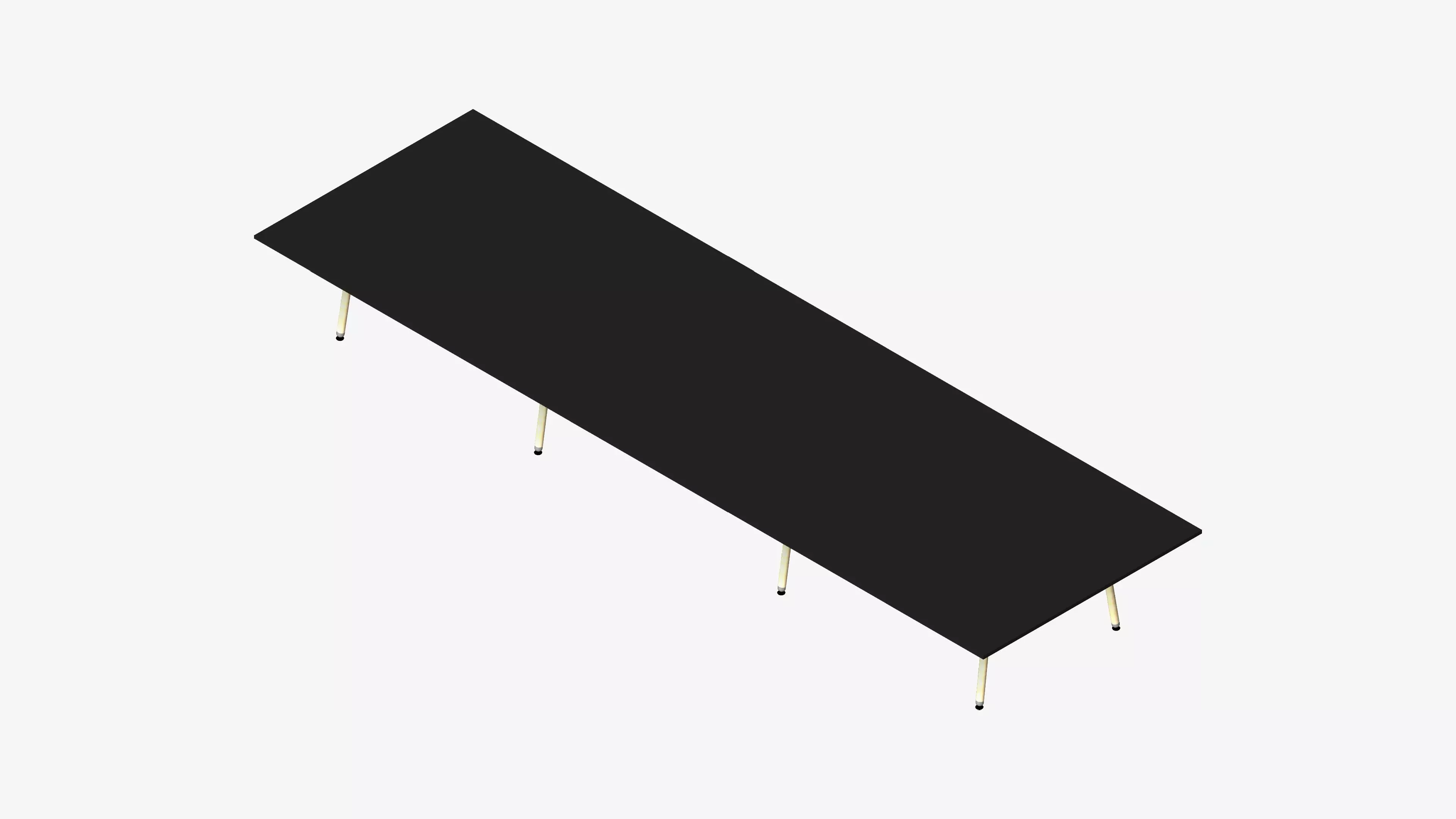 Table - Timberline - Multi - Leg - 8 - leg - XXL - Low Low-poly 3D model_0