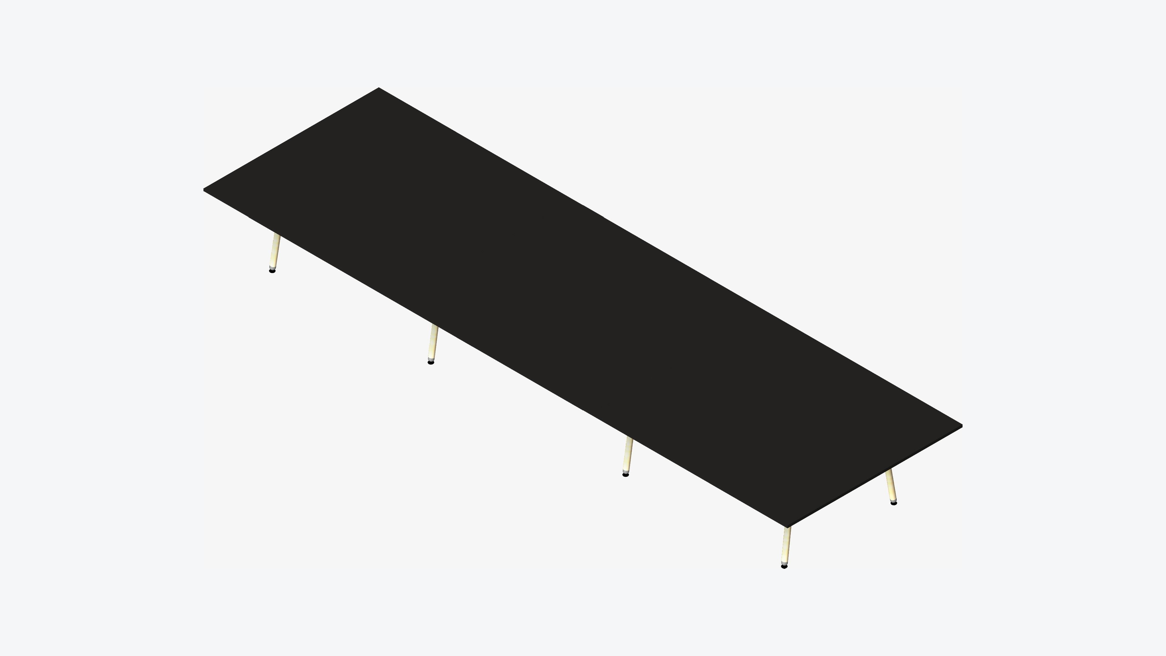 Table - Timberline - Multi - Leg - 8 - leg - XXL - Low Low-poly 3D model_6